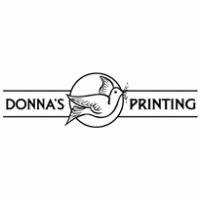 Donna's Printing Logo PNG Vector