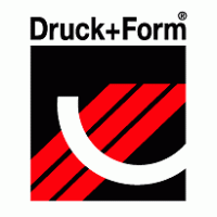 Druck + Form Logo Vector