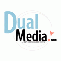 Dual Media Logo Vector