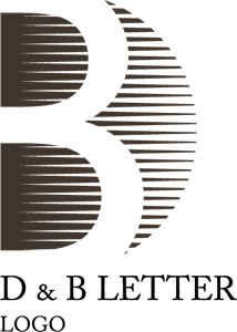 D B Letter Logo PNG Vector