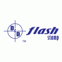 D & D Flash Stamp Logo Vector