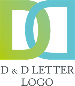 D D Letter Logo PNG Vector