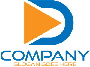 D Letter Medival Company Logo PNG Vector