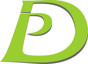 D P Letter Logo PNG Vector