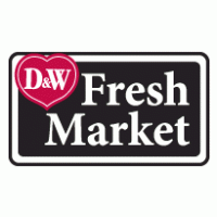D & W Fresh Market Logo Vector