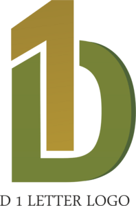 D1 Letter Logo PNG Vector