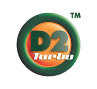 D2 Turbo Logo Vector