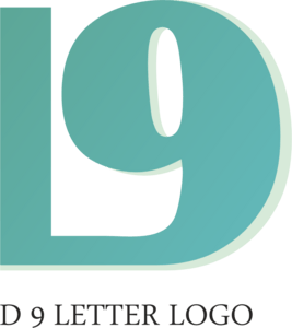 D9 Letter Logo PNG Vector