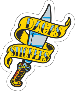 Dagas Stickers Logo PNG Vector