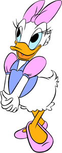 Daisy Duck Logo PNG Vector