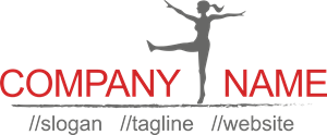 Dance & Fitness Logo PNG Vector