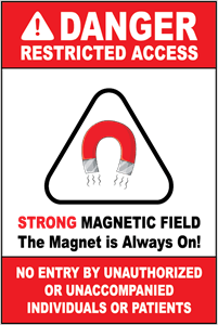 DANGER MAGNETIC FIELD Logo Vector