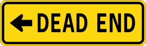 DEAD END TRAFFIC SIGN Logo PNG Vector