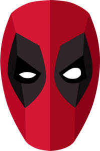 Deadpool Head Logo PNG Vector