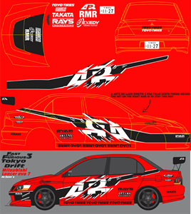 decal mitsubishi lancer evo fast and furious Logo PNG Vector