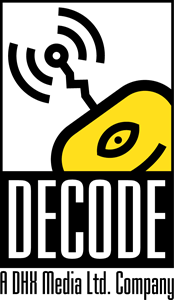 Decode Entertainment DHX Byline Logo Vector