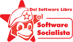 del Software Libre al Software Socialista Logo Vector