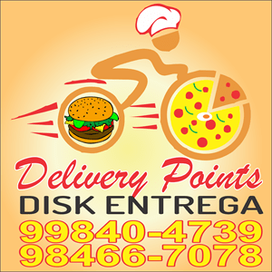 Delivery Points Pizzaria e Hamburgueria Logo PNG Vector
