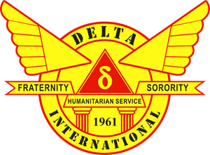 Delta Fraternity & Sorority Logo Vector