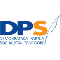 Demokratska partija socijalista Crne Gore Logo Vector