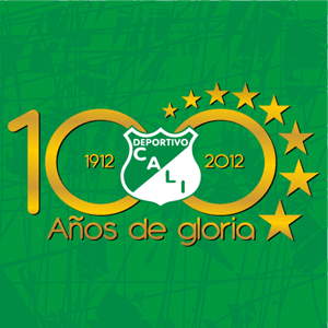 Deportivo Cali - 100 anos - 2012 Logo PNG Vector