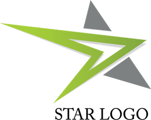 Star With Arrow Design Logo Download - Star Logo Transparent PNG - 389x346  - Free Download on NicePNG