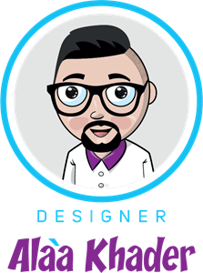 Designer Alaa Khader Logo PNG Vector
