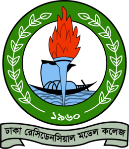 Dhaka Residential Model College Logo PNG Vector