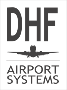 DHF Airport Systems Logo PNG Vector