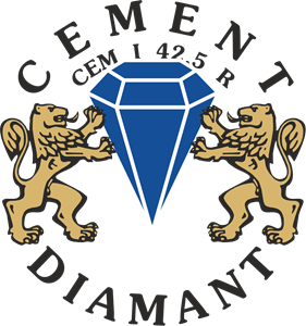 Diamant Cement Logo Vector