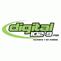 Digital 102.9 fm Logo PNG Vector
