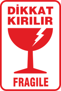 DİKKAT KIRILIR Logo PNG Vector
