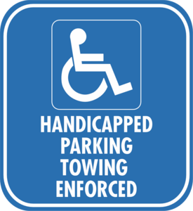 Disabled parking Logo PNG Vector