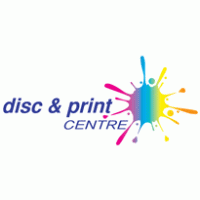 Disc & Print Centre Logo Vector