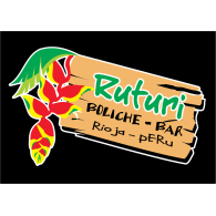Discoteca Ruturi Boliche Bar Logo Vector