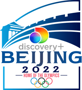 Discovery Plus Beijing 2022 Winter Olympics Logo PNG Vector