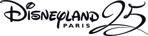 Disneyland Paris - 25th anniversary (2017) Logo PNG Vector