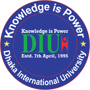 DIU University Logo Vector