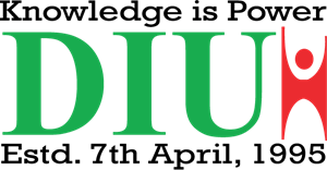 DIU University Logo PNG Vector