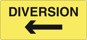 Diversion left Logo PNG Vector