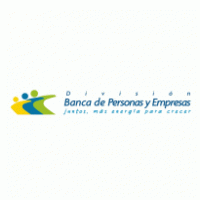 División Banca Personas y Empresa Logo PNG Vector