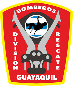 Division de Rescate Bomberos Guayaquil Logo PNG Vector