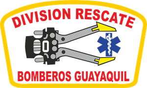 División de Rescate Bomberos Guayaquil Logo Vector