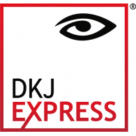DKJ Express Suprimentos colorido Logo PNG Vector