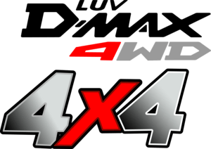 Dmax luv 4x4 Logo PNG Vector