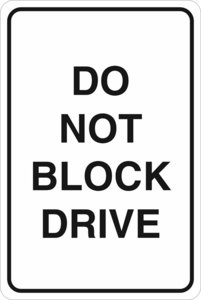 Do not block drive Logo PNG Vector