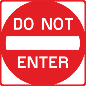 DO NOT ENTER ALTERNATE SIGN Logo PNG Vector