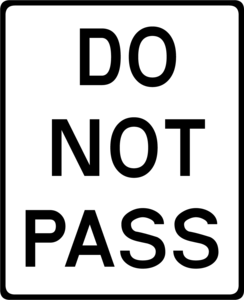 DO NOT PASS WARNING SIGN Logo PNG Vector