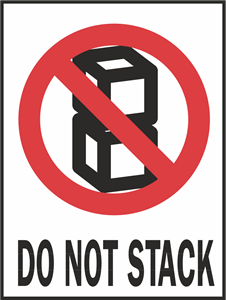 DO NOT STACK SIGN Logo PNG Vector