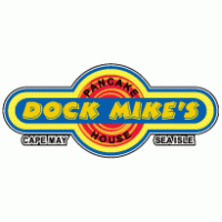 Dock Mike's Pancake House Logo Vector